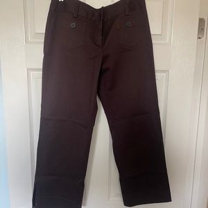 Brown Cropped Wide Leg Pants - Brand New